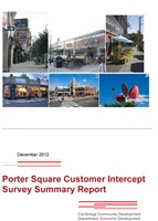 Porter Square Customer Intercept Survey Report cover
