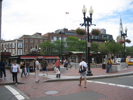 Harvard Square T Stop Plaza