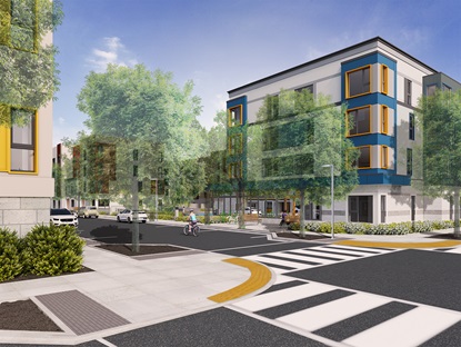 Street view  rendering of Jefferson Park Federal
