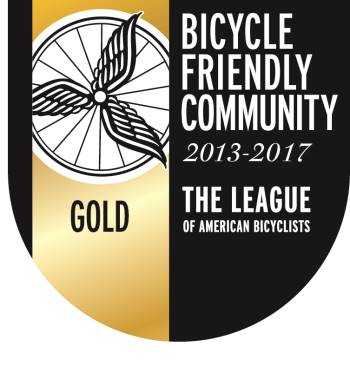 Bike Friendly Community Gold Award Emblem