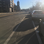 Mass Ave bike lane Chancy to Waterhouse square