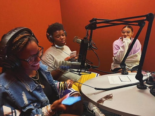 Cambridge teens create a podcast during a MSYEP internship