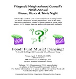 Fitzgerald Trivia Night Event Flyer