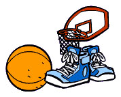 photo of basketball and shoes