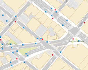 Cambridge Catchbasin and Hydrant Locations