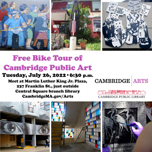 Free Bike Tour of Cambridge Public Art