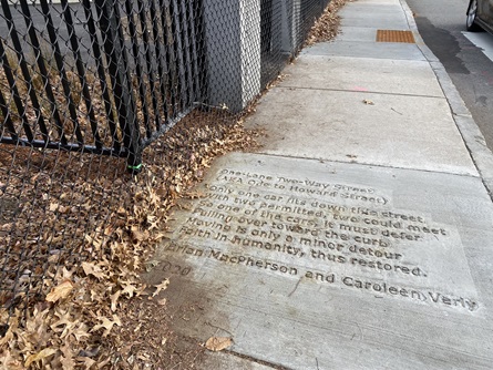 Sidewalk Poem by Brian MacPherson & Caroleen Verly