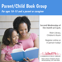 Event image for Parent/Child (Ages 10-13) Book Group (Main/Virtual)