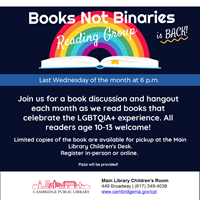 Event image for [GROUP FULL] Books Not Binaries Reading Group (Main)