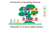 Event image for Introduction to Genealogy Sources