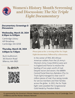 Event image for Women's History Month Screening and Discussion: The Six Triple Eight Documentary (Main)