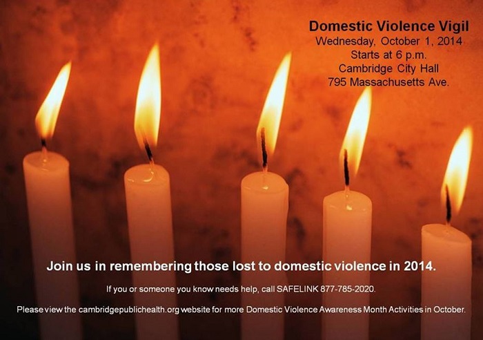 Domestic Violence Vigil 10-1-14 