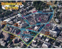 Oktoberfest 2015 Detour Map
