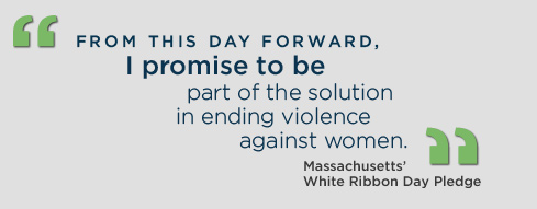 White Ribbon Day Pledge