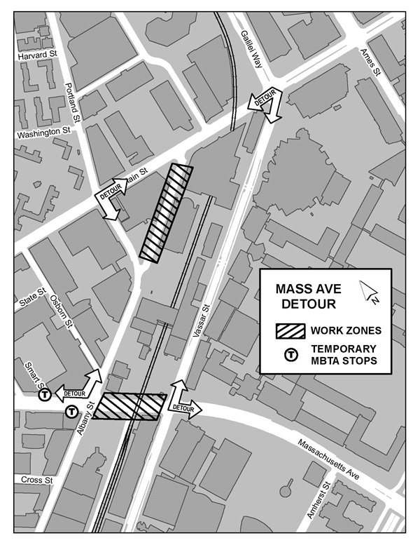 MBTA Track Replacement Map