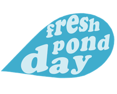 Fresh Pond Day logo inside a water drop