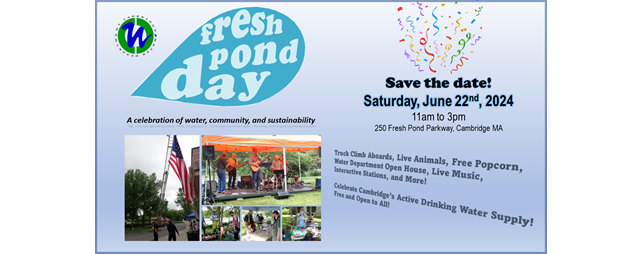 Fresh Pond Day is Saturday June 22nd 2024, save the date