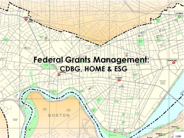 Federal Grants Management:  CDBG, HOME & ESG
