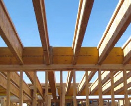 A house under construction