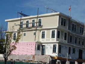 Affordable units under construction
