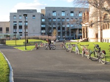 Biking, Walking and Transit sharing the road