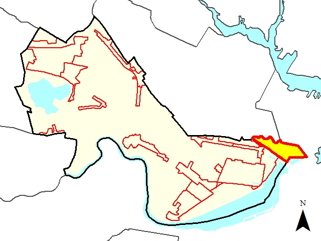 North Point Development District Locus Map