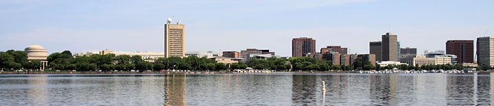 Cambridge from the Charles River - Photo by Bob Coe