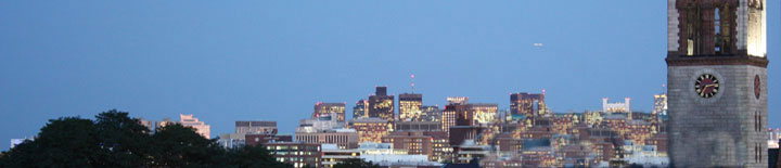 city hall and skyline by Nicholas Healy