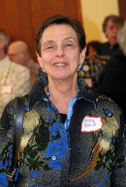 State Representative and former Mayor Alice Wolf