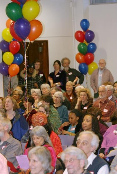 Participents gather for the celebration