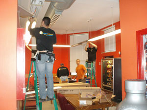 DPW gets new energy efficient lighting