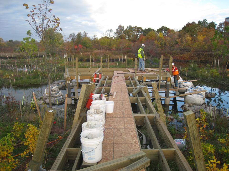 Constructing the Oxbow Overlook_November 2012