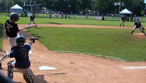 Homerun at Donnelly Field