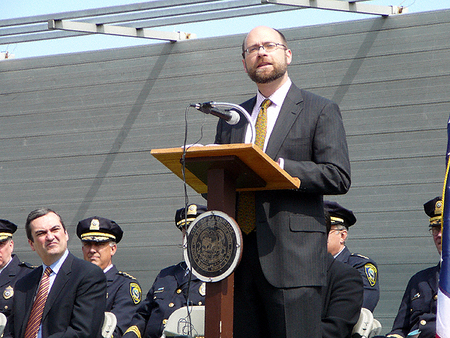 Keynote speaker Sam Seidel, Cambridge City Councillor.