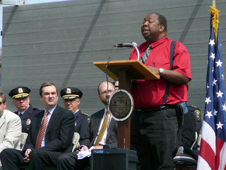 CRLS's Jimmy Smith sings 'What a Wonderful World'.   