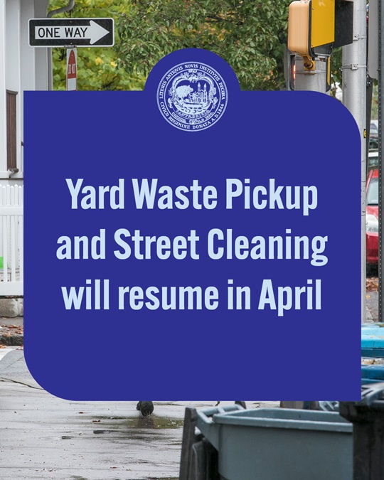 Yard Waste Street Cleaning.