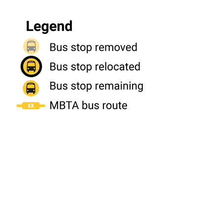 Planned bus stop relocations key