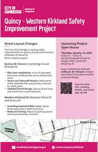 Flyer for project open house