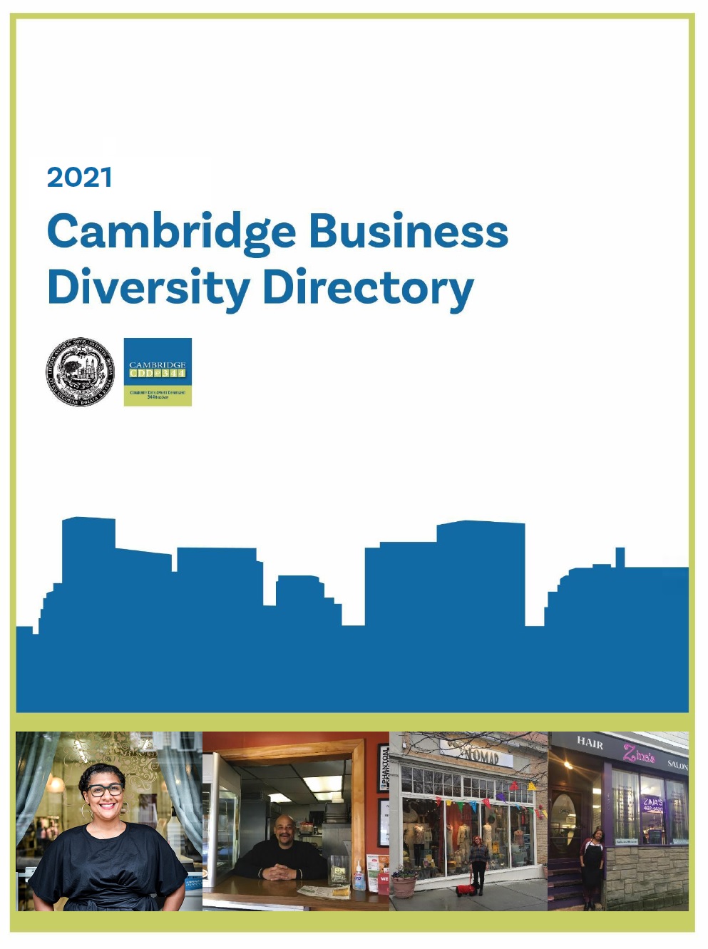 This is a picture of the cover of the 2021 Cambridge Diversity Directory.