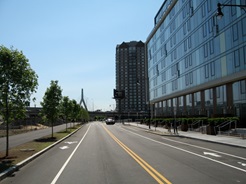 North Point Neighborhood with Zakim Bridge in the background