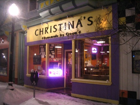 Christina's Ice Cream Storefront