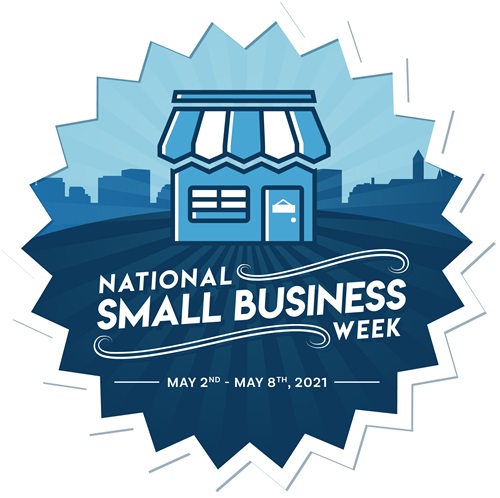 City of Cambridge 2021 National Small Business Week Logo