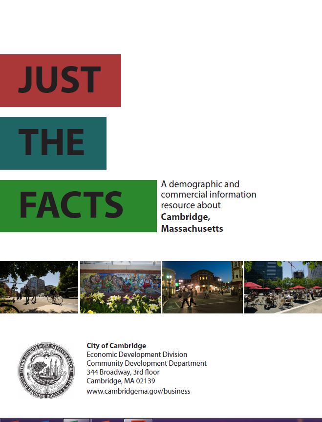 Cover to Just the Facts Brochure