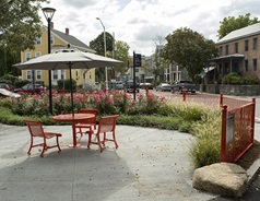 Elm and Hampshire Plaza, 2015
