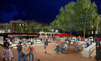Harvard Square Kiosk and Plaza rendering