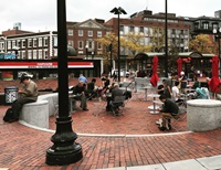 Harvard Square kiosk and plaza
