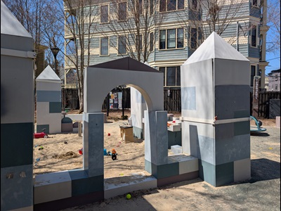 Maple Avenue Playground in the Mid-Cambridge neighborhood