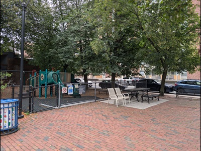 Wilder-Lee Park in the Mid-Cambridge neighborhood
