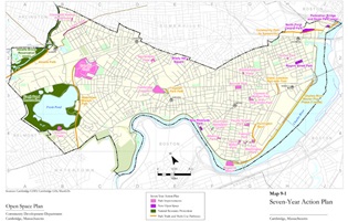 Map of Open Space 7 Year Action Plan