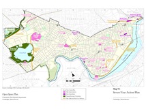 7 Year Action Plan Map from Open Space Plan